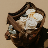 Beach Hauler Mesh Backpack by Sande | Espresso