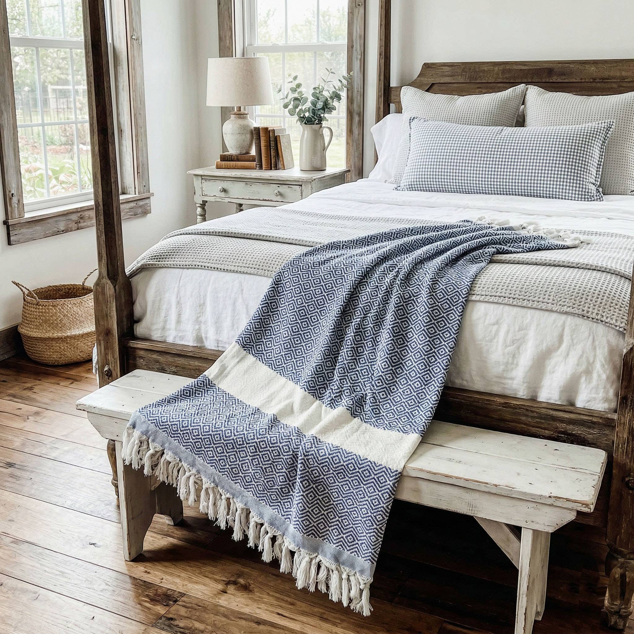Turkish Towels Large, 100% Cotton Towels | 40x70" | 200 GSM - Zen&Zip