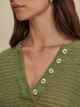 Callie Knit Top by Varley | Olivine