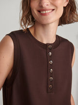 Elba Tank Mini Dress by Varley | Coffee Bean