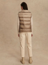 Bextor Lightweight Down Gilet by Varley | Simply Taupe