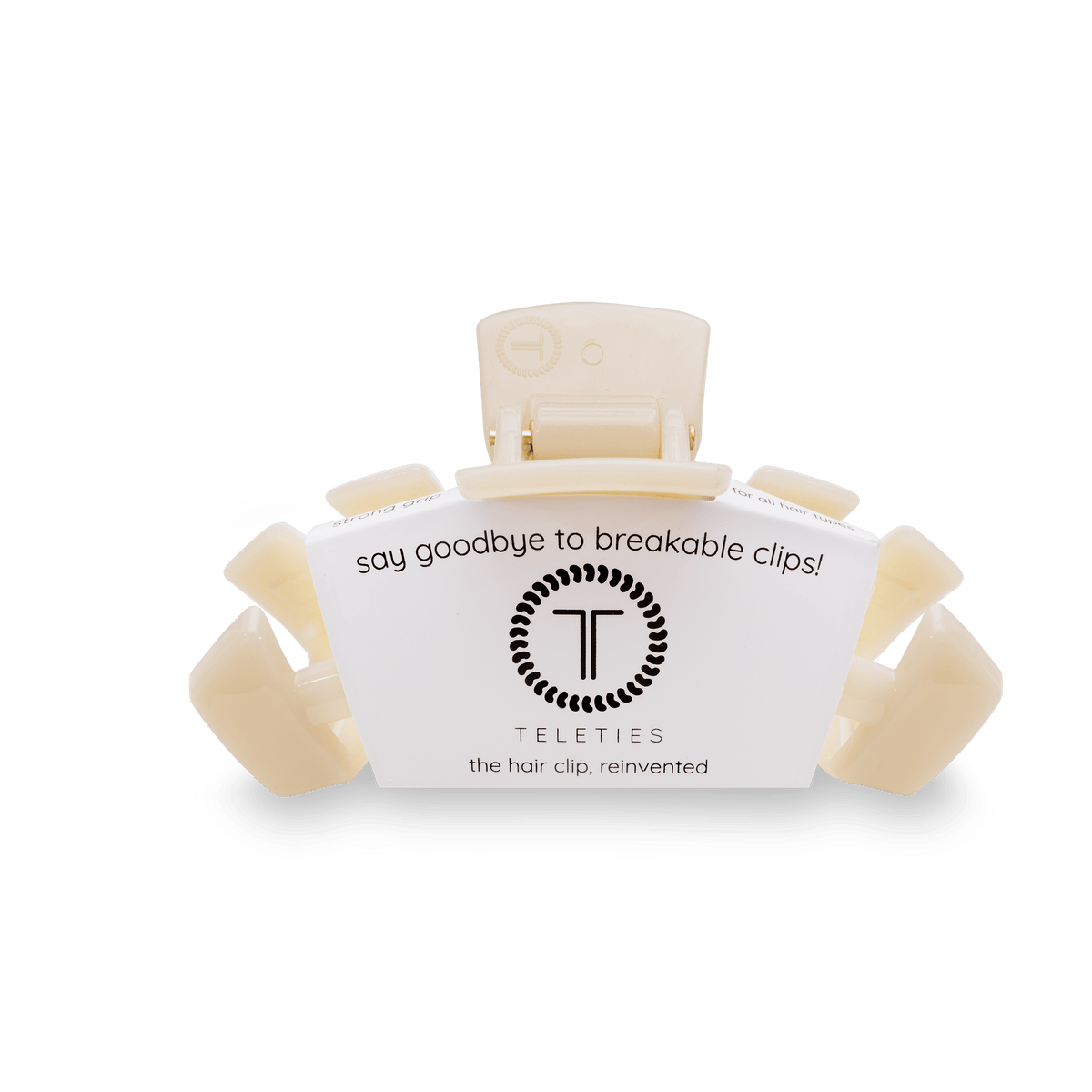 Classic Hair Clip | Med. | Almond Beige