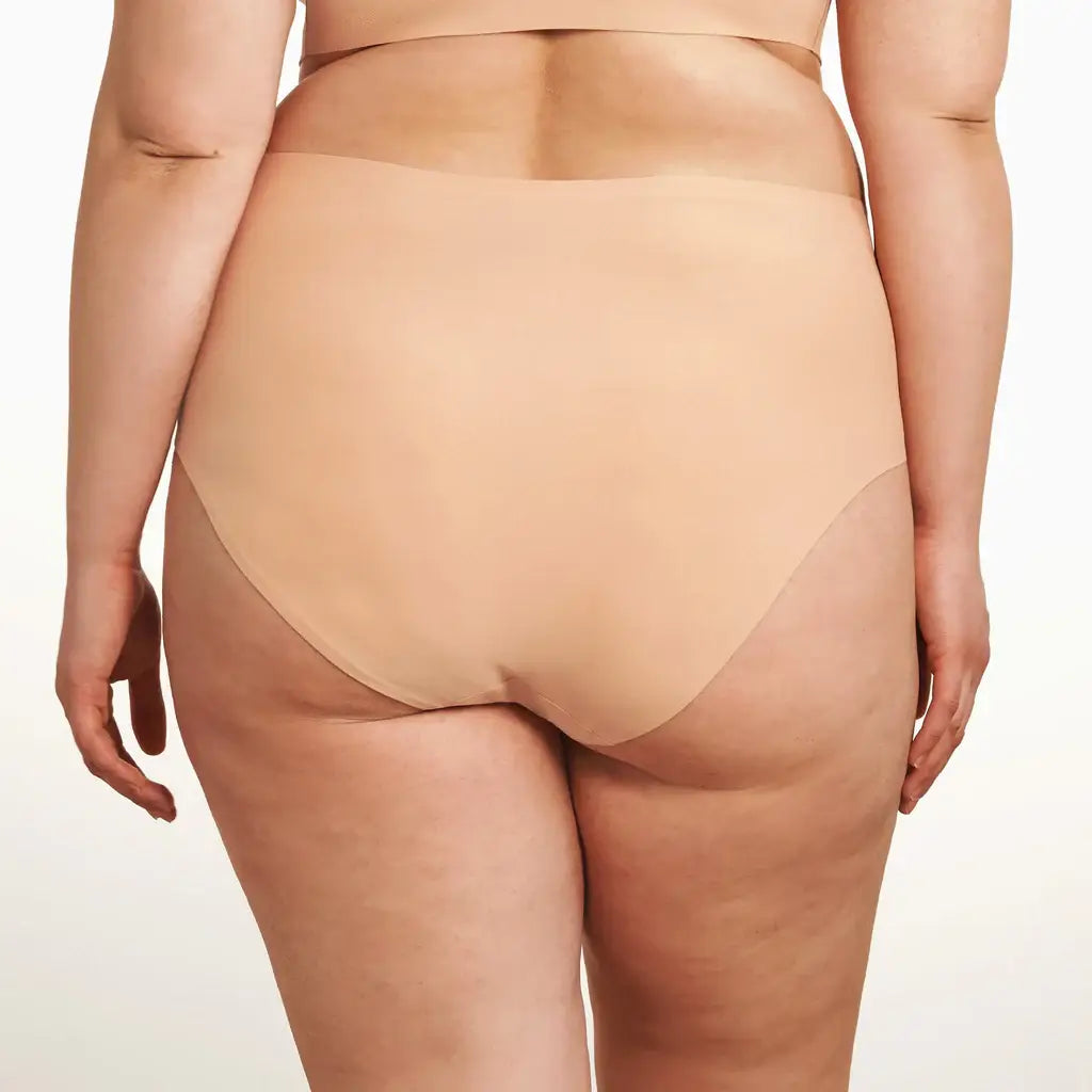 High-Waisted Retro Bikini: Umber / Fits 0-14 - Zen&Zip