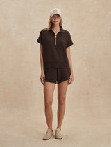 Ritchie Short Sleeve Sweat by Varley | Coffee Bean