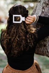 Toasted Large Flat Square Hair Clip - Zen&Zip