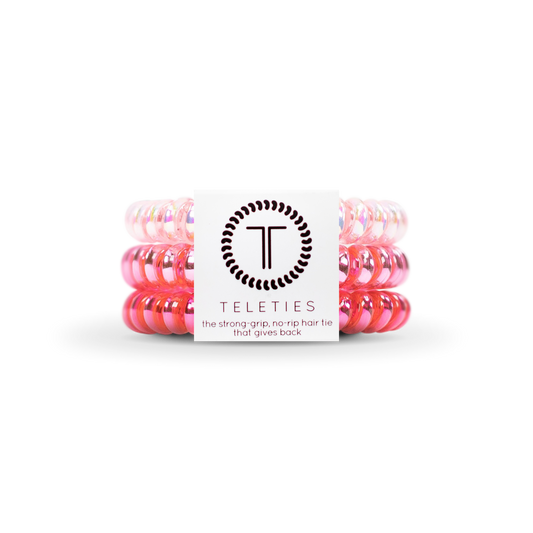 Spiral Hair Coils | Small | Think Pink Hair Ties - Zen&Zip