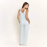 All American Tank Pant Set by Honeydew | Sage Stitched Stripe