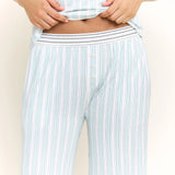 All American Tank Pant Set by Honeydew | Sage Stitched Stripe
