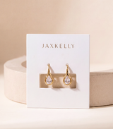 Mini Pear Drop by JaxKelly | White CZ