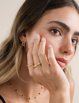 Illusion Double Hoop Earrings by JaxKelly | Gold - Zen&Zip