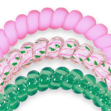 Spiral Hair Coils | Small | Merry Pinkmas Hair Ties - Zen&Zip