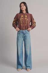 Faux Denim Flare Pant by Fashion Week | Denim