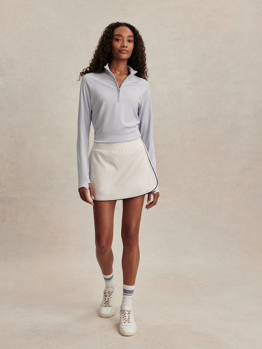 Anaya Mid Rise Skort 13.5" by Varley | White