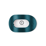 Teal With It Medium Flat Round Hair Clip