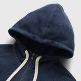 Danny Full-Zip Cashmist Fleece Hoodie by SurfSideSupply | Navy Heather