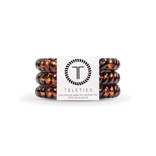 Tortoise - Small Spiral Hair Coils, Hair Ties, 3-pack (Copy) - Zen&Zip