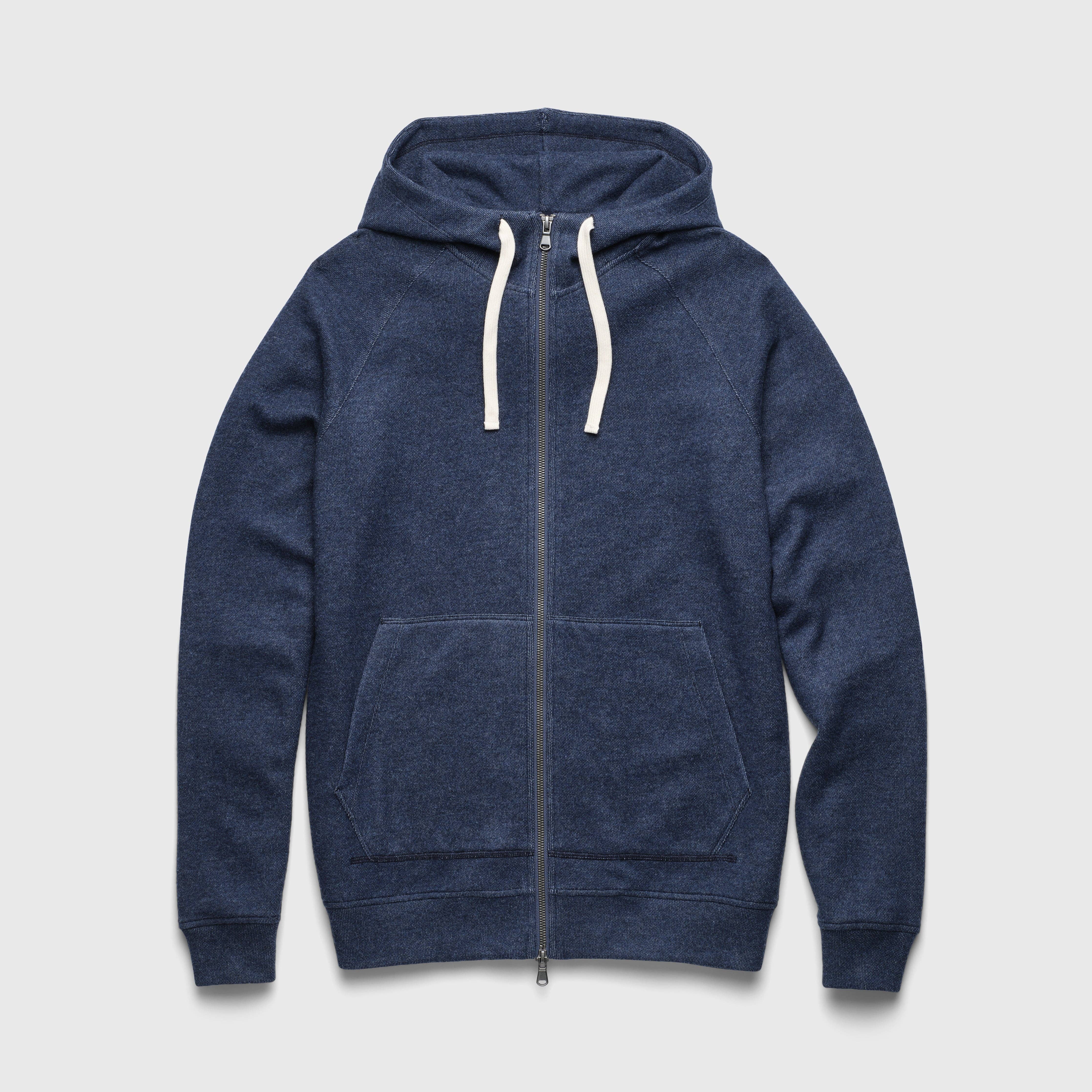 Danny Full-Zip Cashmist Fleece Hoodie by SurfSideSupply | Navy Heather
