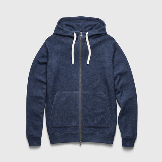 Danny Full-Zip Cashmist Fleece Hoodie by SurfSideSupply | Navy Heather