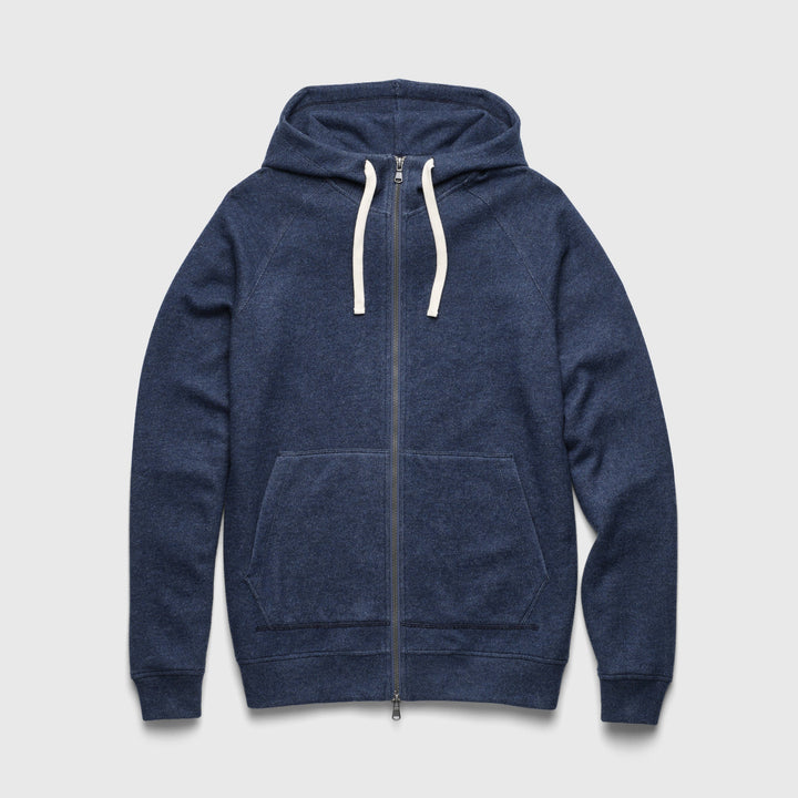 Danny Full-Zip Cashmist Fleece Hoodie by SurfSideSupply | Navy Heather