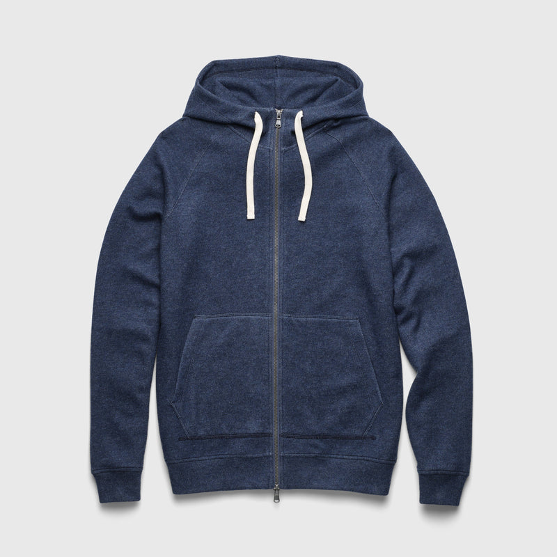 Danny Full-Zip Cashmist Fleece Hoodie by SurfSideSupply | Navy Heather