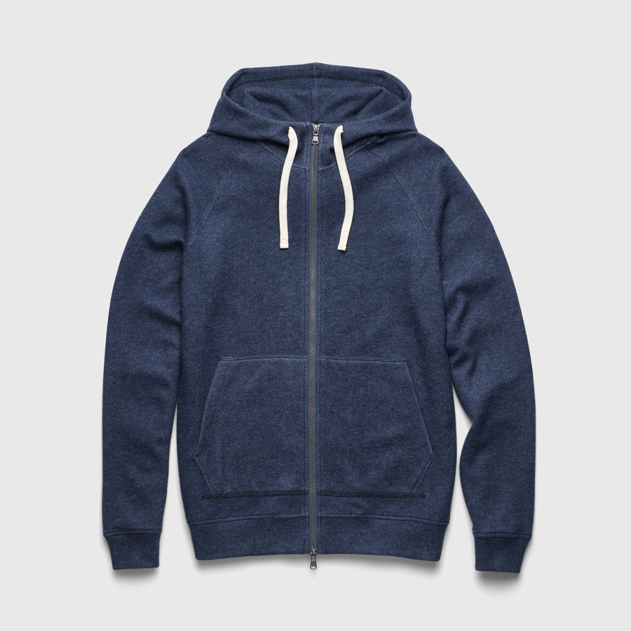Danny Full-Zip Cashmist Fleece Hoodie by SurfSideSupply | Navy Heather
