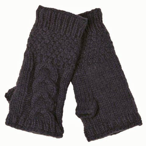 Cable Fingerless Gloves by Nirvanna Designs