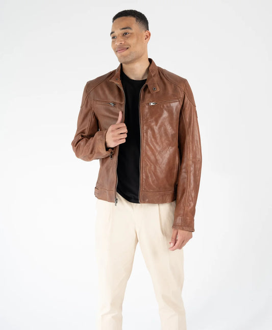 Biko UF Jacket by Mauritius | Cognac