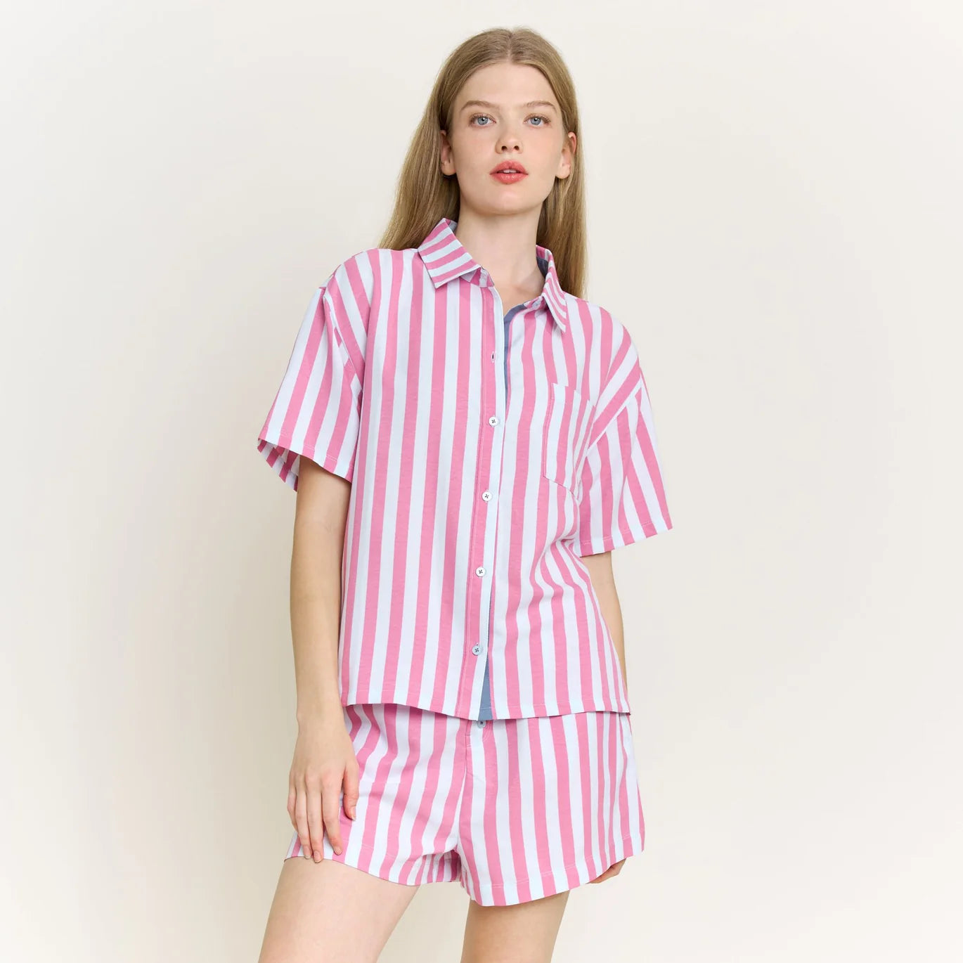 Brunch Date Shortie PJ Set by Honeydew | Drift Stripe