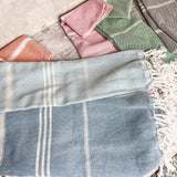 Fall Kitchen Hand Towels, Orange Cotton Dish Towels Tassels - Zen&Zip