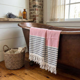 Turkish Towels Large, 100% Cotton Towels | 40x70" | 200 GSM - Zen&Zip