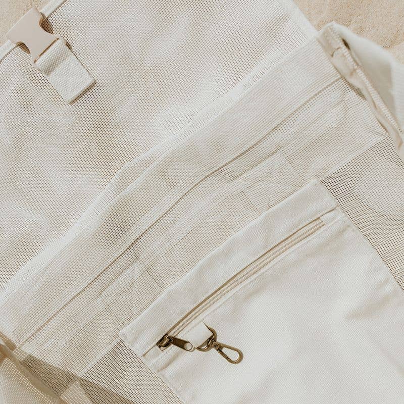 Beach Hauler Mesh Backpack by Sande | Sand