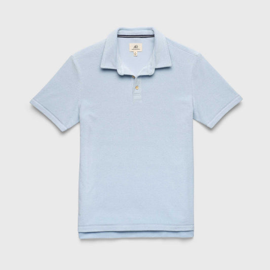 Ryan Saltwater Terry Polo by SurfSideSupply | Skyway Blue - Zen&Zip
