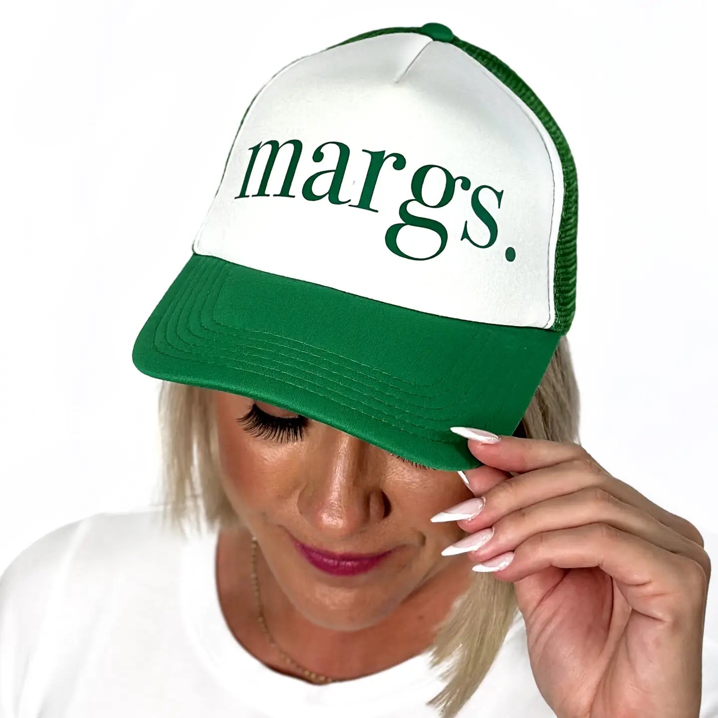 Margs. Hat by Stated Brands | Green/White