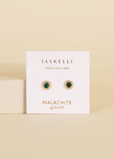 Sun Stud Earrings by JaxKelly | Malachite - Zen&Zip