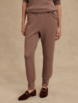 The Slim Cuff Pant 27.5 by Varley | Deep Taupe Marl Fleck