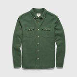 Rex Rib Knit Shirt by SurfSideSupply | Green Heather