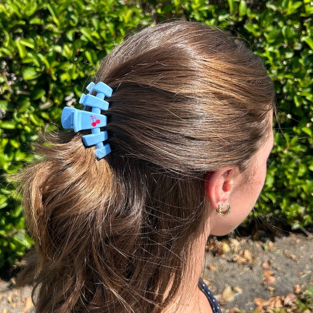 Classic | Basket of Cherries | Small Hair Clip - Zen&Zip
