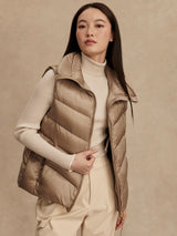 Bextor Lightweight Down Gilet by Varley | Simply Taupe