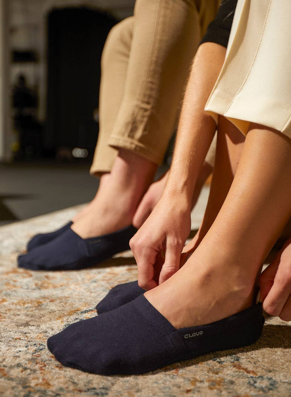 Premium No Show Socks by Cloud | Navy
