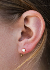 Huggies - Mother of Pearl - Earrings - Zen&Zip