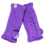 Cable Fingerless Gloves by Nirvanna Designs