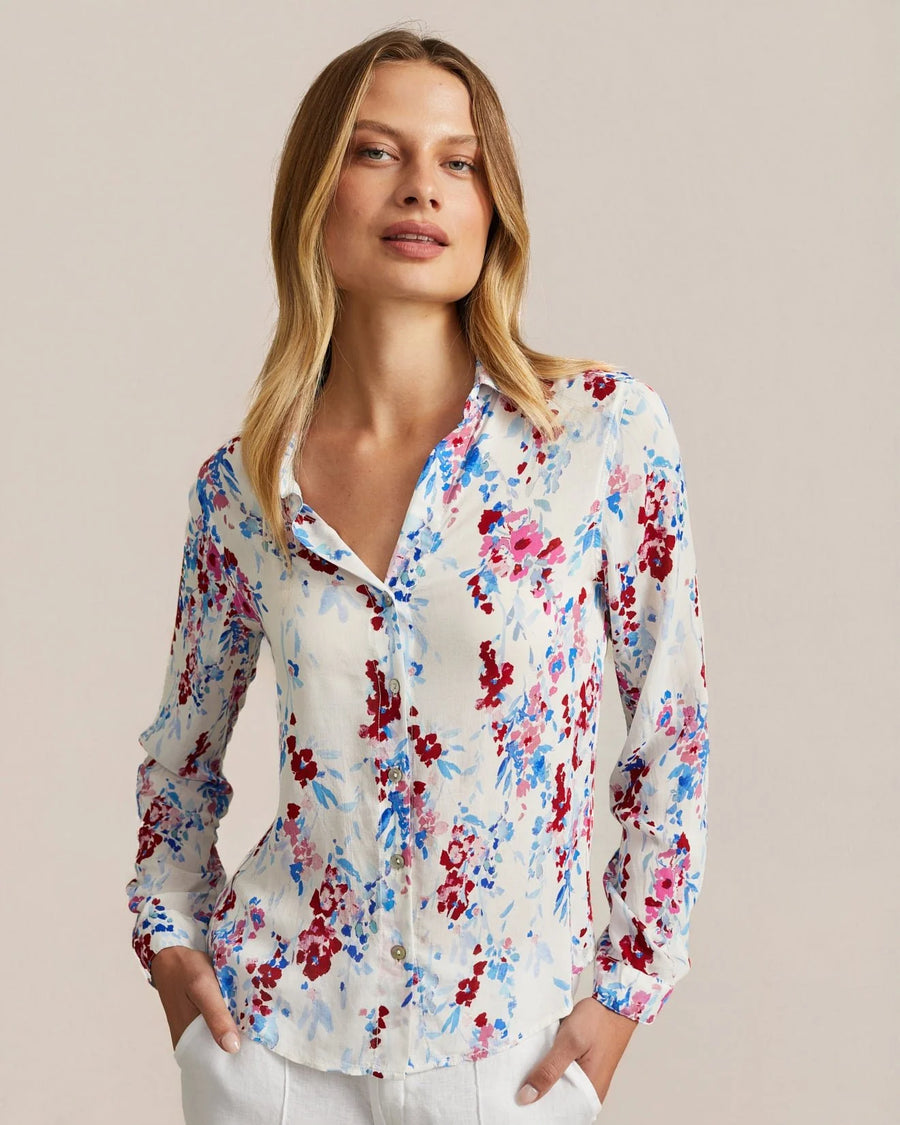 Classic Button Down by Bella Dahl | Nautical Bloom Print