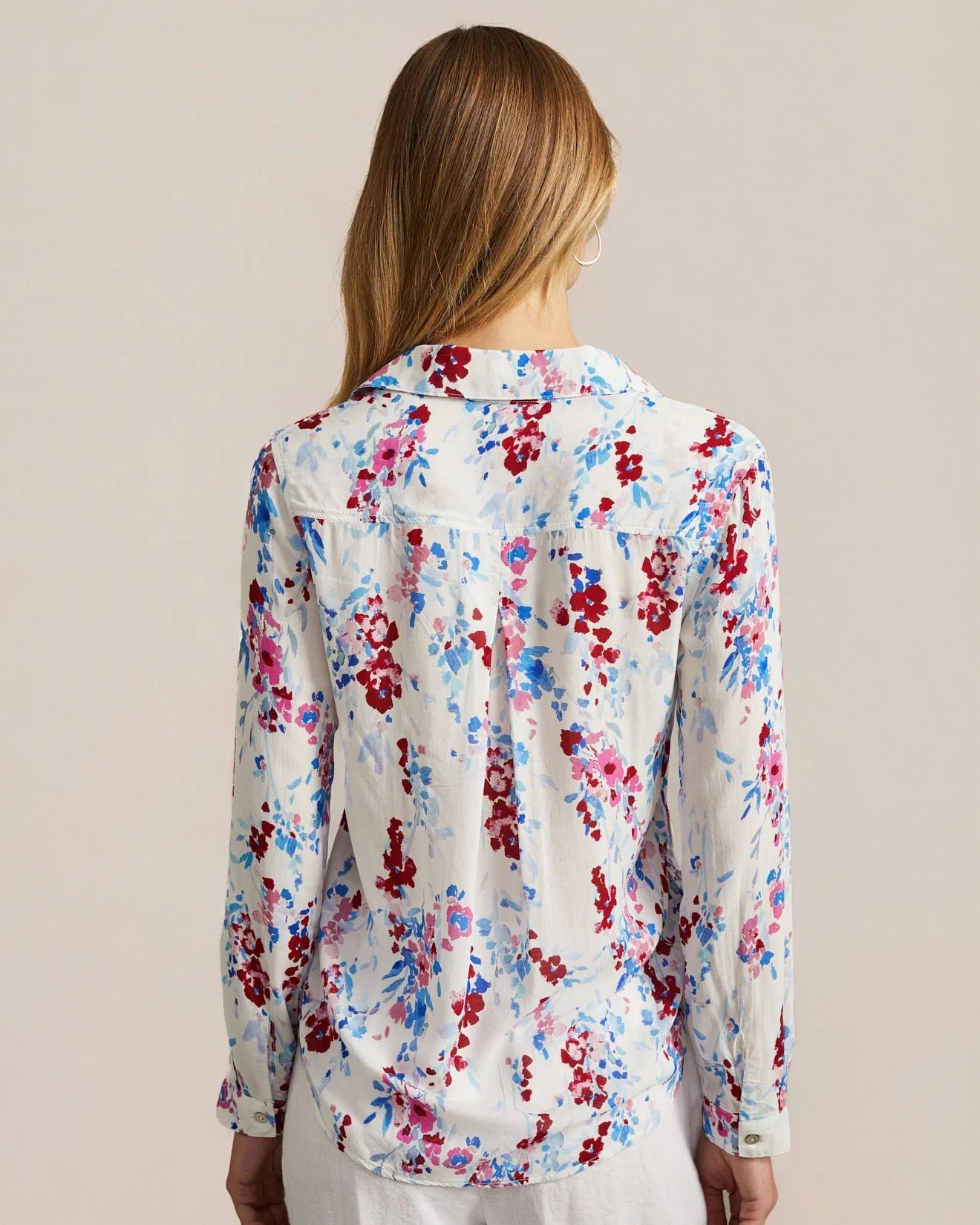 Classic Button Down by Bella Dahl | Nautical Bloom Print