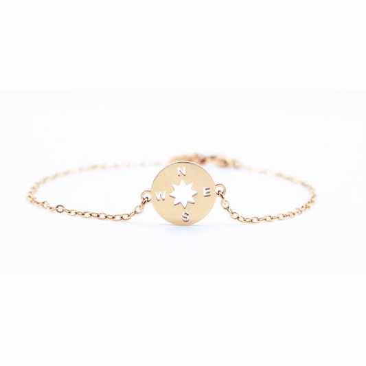 Compass Charm Bracelet Set - Zen&Zip