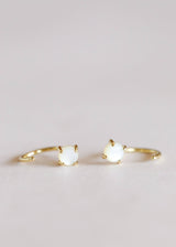 Huggies - Mother of Pearl - Earrings - Zen&Zip