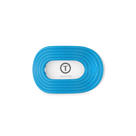 Flat Round Hair Clip | Small | Miami Vice - Zen&Zip