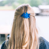 Flat Hair Clip | Small | Blue Shooting Star - Zen&Zip