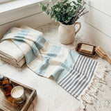 Turkish Towels Large, 100% Cotton Towels | 40x70" | 200 GSM - Zen&Zip