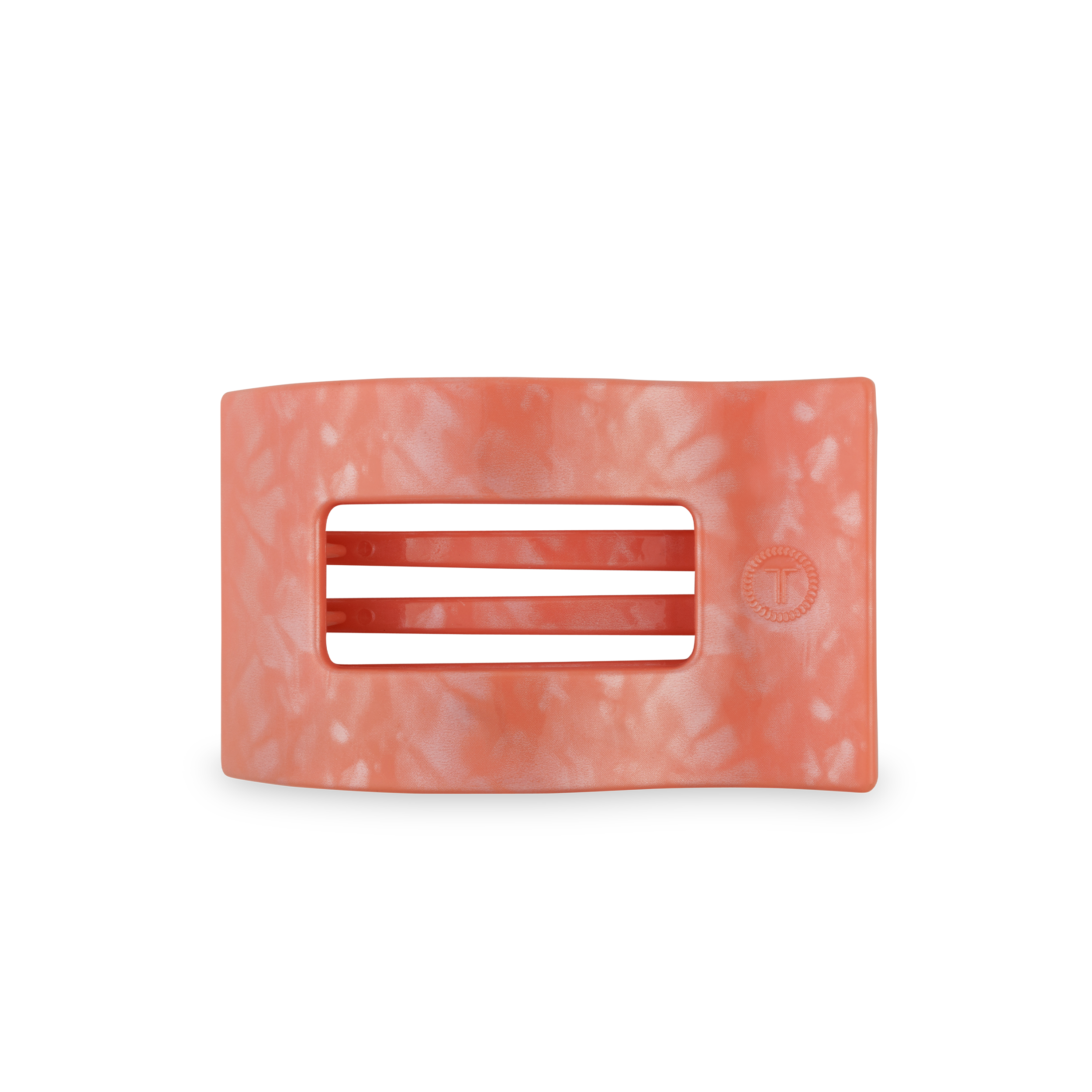 Flat Rectangle Hair Clip | Medium | Dreamsicle