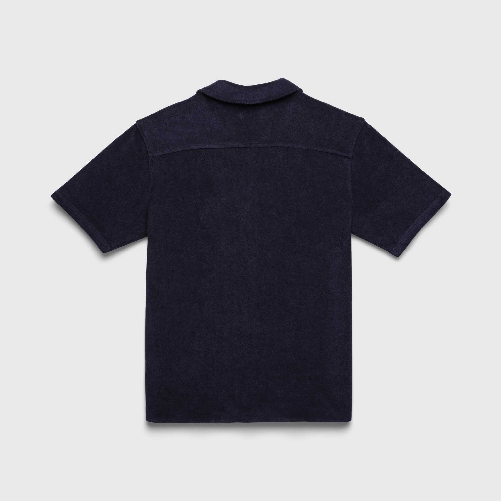 Mariner Saltwater Terry Camp Collar Shirt by SurfSideSupply | Navy Blazer - Zen&Zip